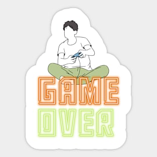 Game Over Sticker